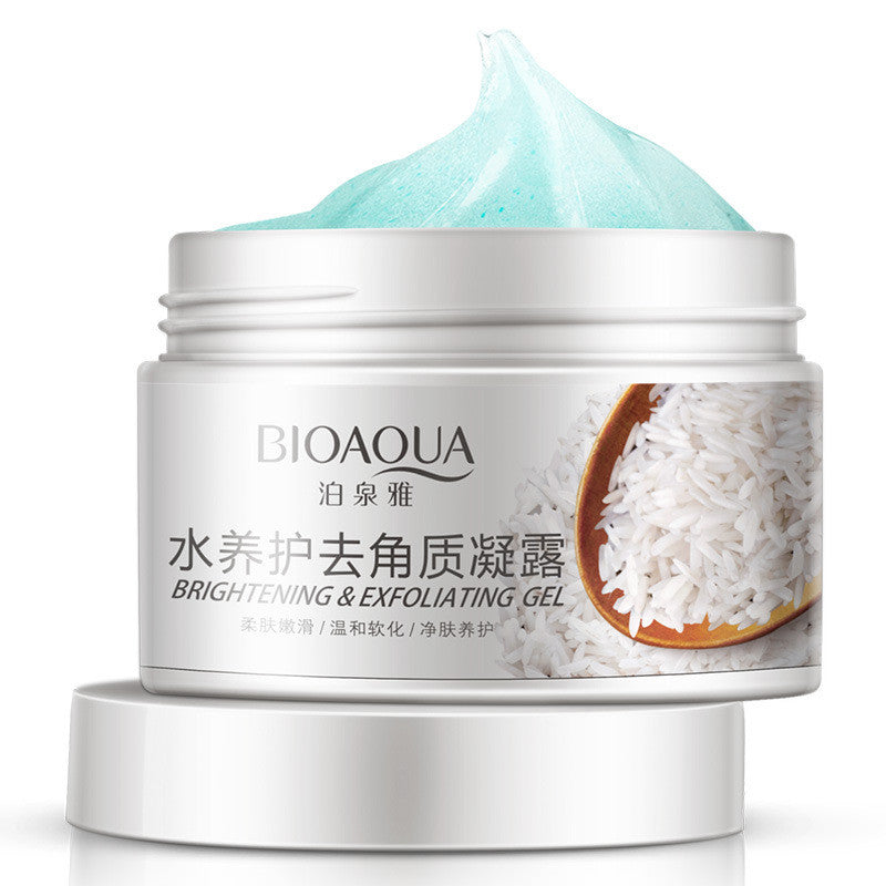 BIOAQUA Facial Cleanser Natural Facial Exfoliator Exfoliating Whitening Brightening Peeling Cream Gel Face Scrub Removal