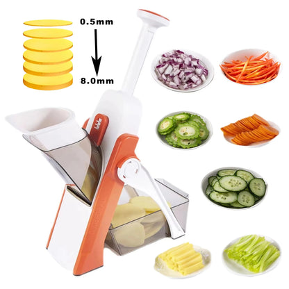 Vegetable Cutting Machine Multifunctional Grater Slicer Dicer Convenient Vegetable Essential Cutting Machine Kitchen Accessories